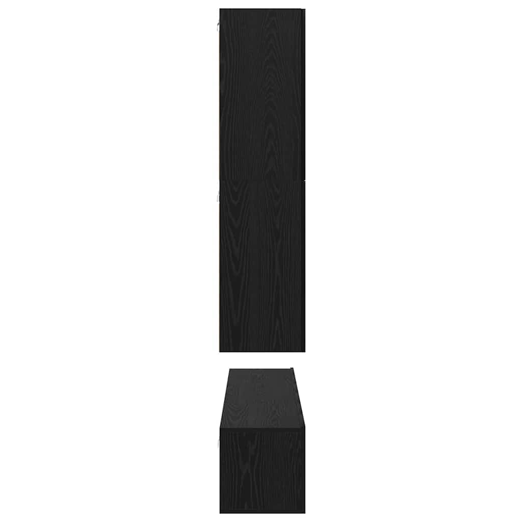 Tv-Meubelset Wandgemonteerd 8 Pcs Bewerkt Hout 60 cm
