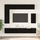 TV Cabinet Set Wall-Mounted 8 pcs Engineered Wood 100 cm