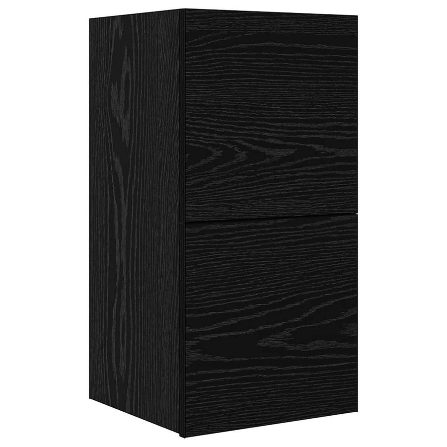 Tv-Meubelset Wandgemonteerd 8 Pcs Bewerkt Hout 100 cm