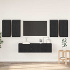 Tv-meubelset 60x30x30 cm zwart eiken