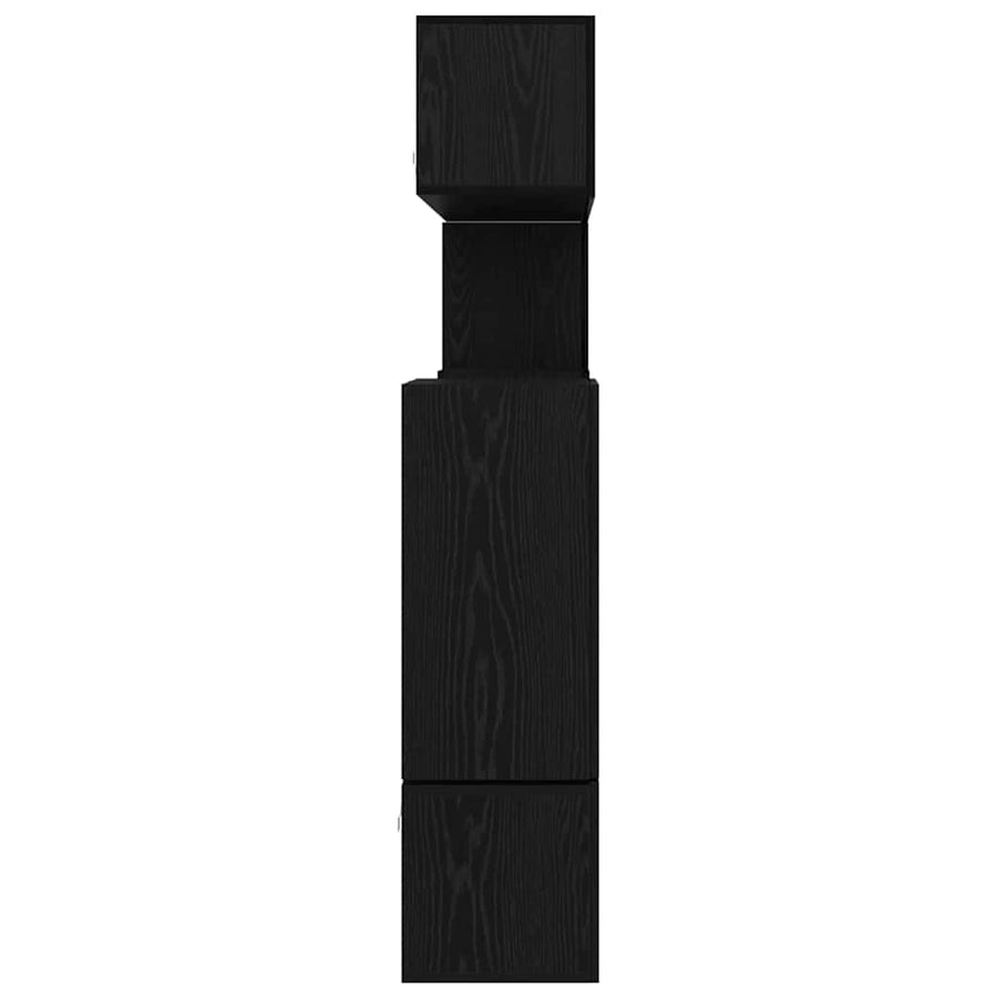 Tv-Meubelset Wandgemonteerd 10 Pcs Bewerkt Hout 10