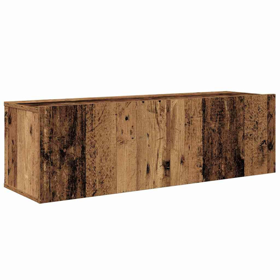 Tv-meubelset 8 pcs Oud hout 100 x 30 x 30 cm Bewerkt hout