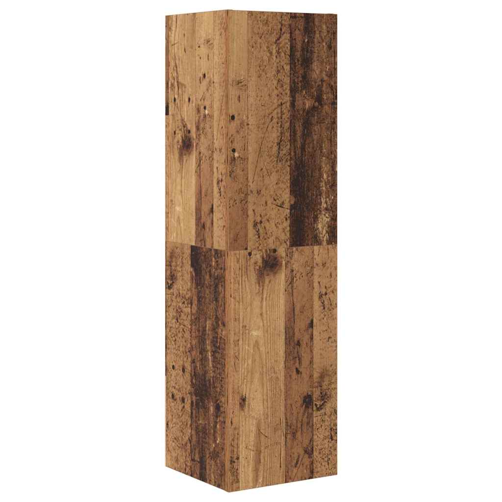 Tv-meubelset 4 pcs Oud hout 30.5 x 30 x 110 cm Bewerkt hout