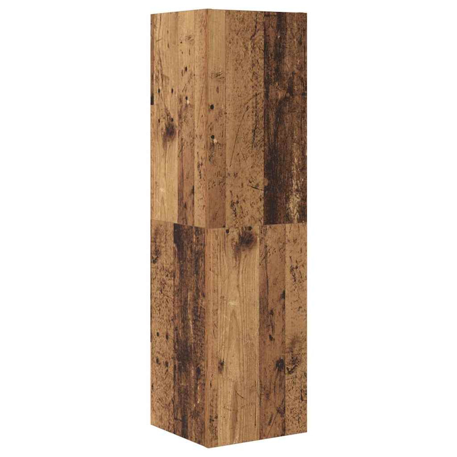 Tv-meubelset 4 pcs Oud hout 30.5 x 30 x 110 cm Bewerkt hout