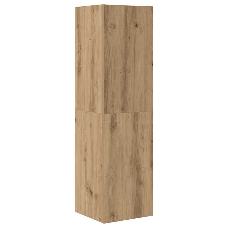 Tv-meubelset 4 pcs artisanaal eikenkleurig 30.5 x 30 x 110 cm