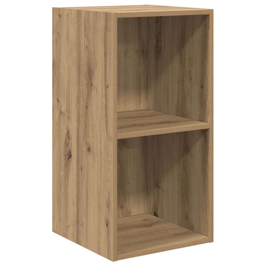 TV-kast set 3 pcs artisanaal eikenkleurig 37 x 37 x 107 cm