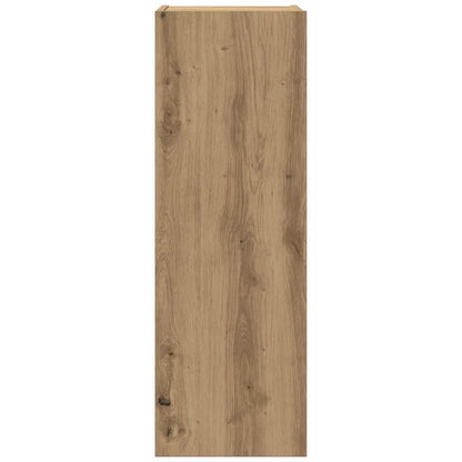 Tv Eenheden Wandgemonteerd 4 Pcs Artisan Eiken Bewerkt Hout 100 cm