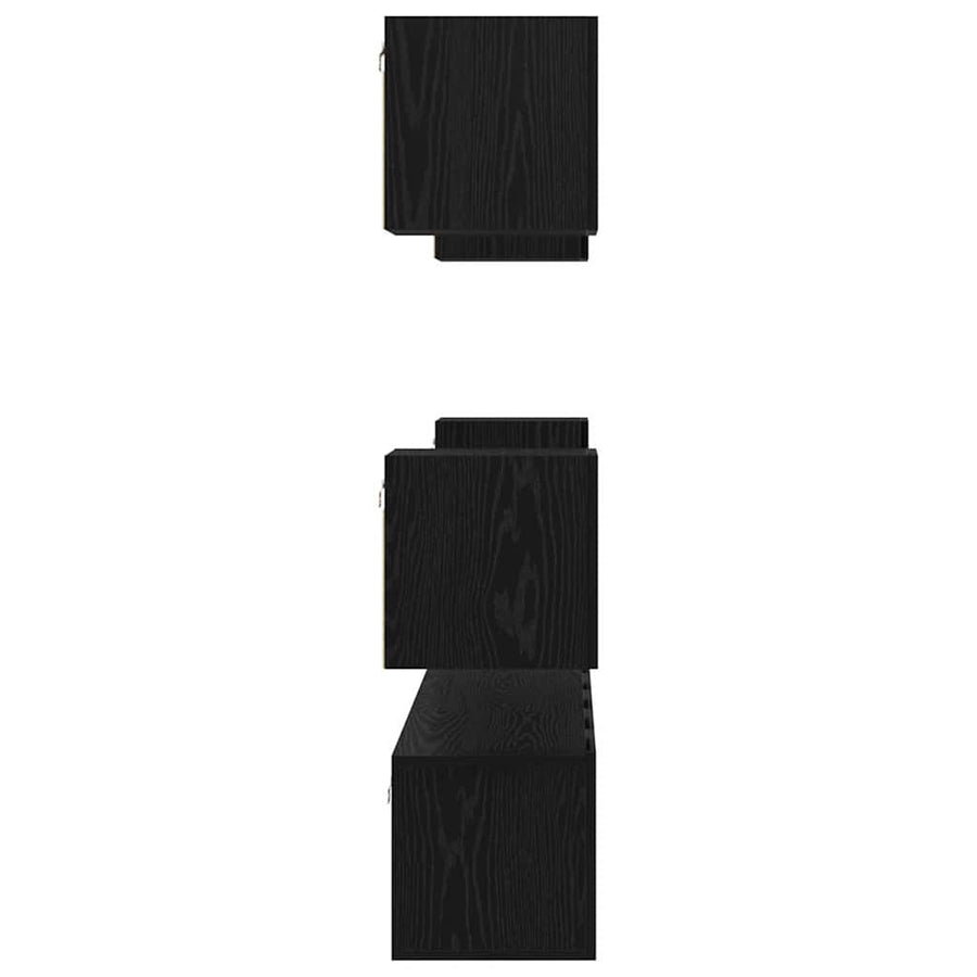 Tv-Meubelset Wandgemonteerd 7 Pcs Bewerkt Hout 180 cm