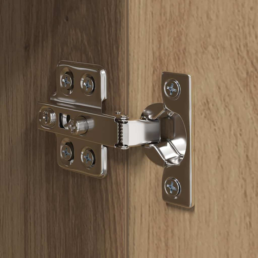 Tv-Meubelset Wandgemonteerd 7 Pcs Artisan Eiken Bewerkt Hout 180 cm