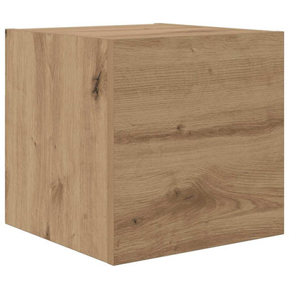 Tv-Meubelset Wandgemonteerd 7 Pcs Artisan Eiken Bewerkt Hout 180 cm