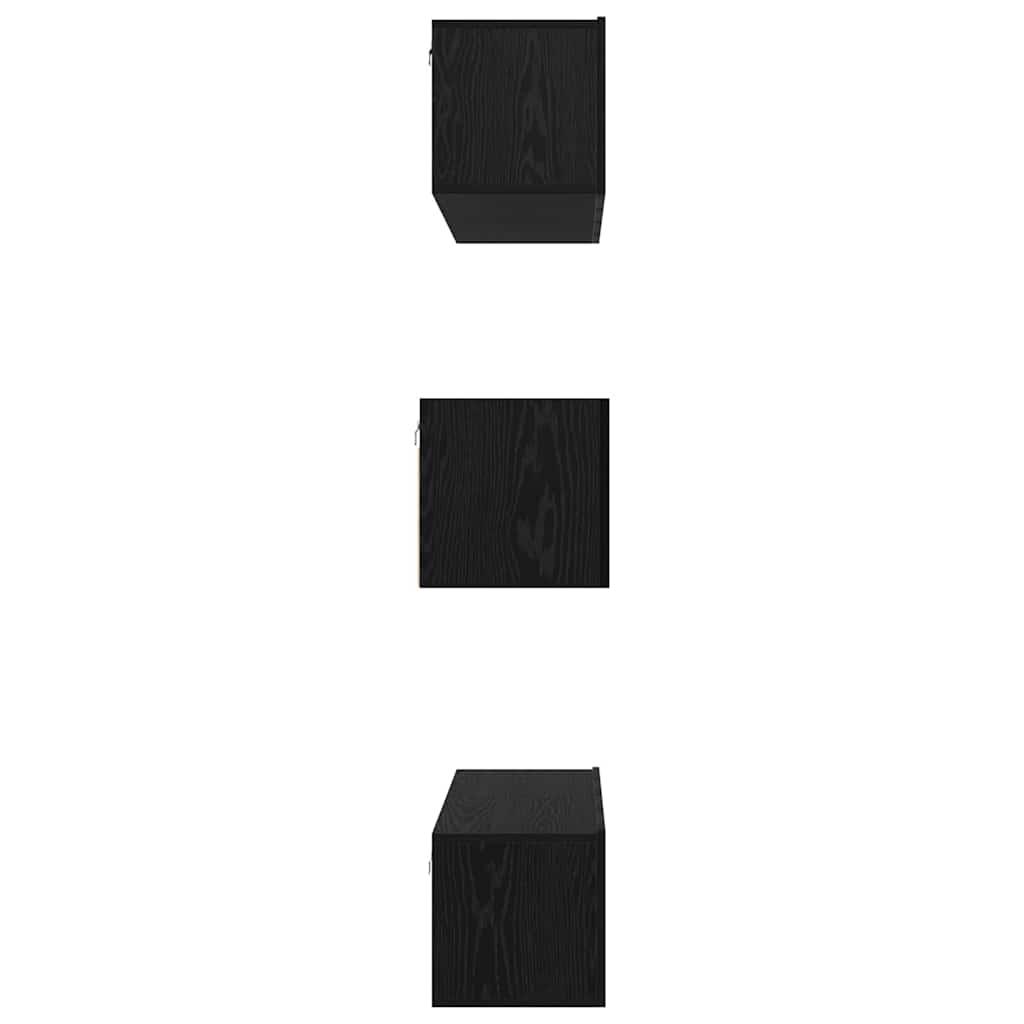 Tv-Meubelset Wandgemonteerd 6 Pcs Bewerkt Hout 120 cm