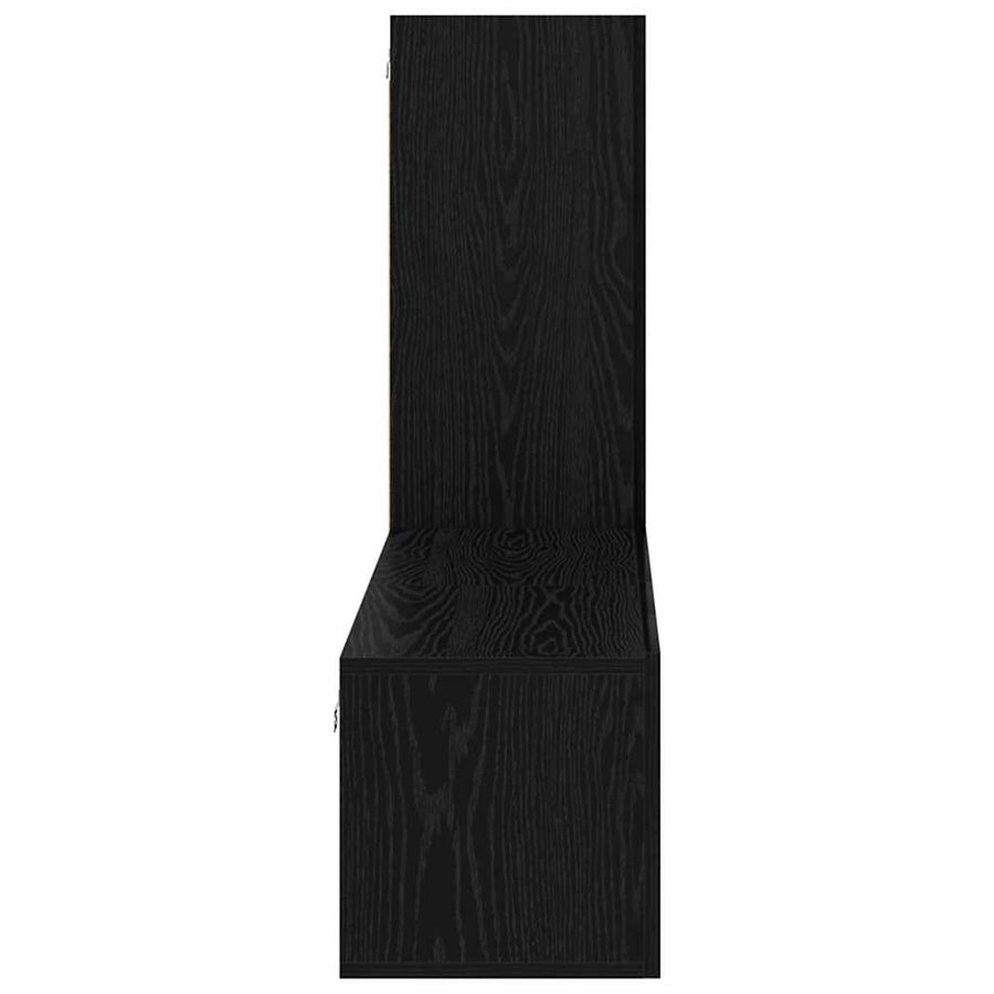 Tv-kastenset 3 pcs Zwart eiken Small 30.5 x 30 x 90 cm