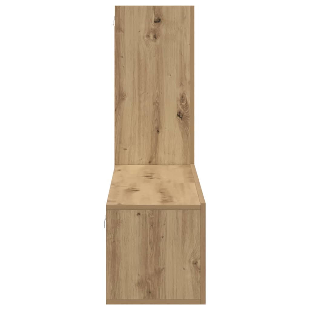 Tv-meubelset 3 pcs artisanaal eikenkleurig 150.5 x 30 x 90 cm