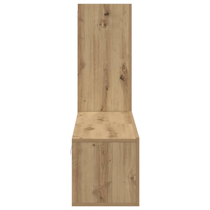 Tv-meubelset 3 pcs artisanaal eikenkleurig 150.5 x 30 x 90 cm