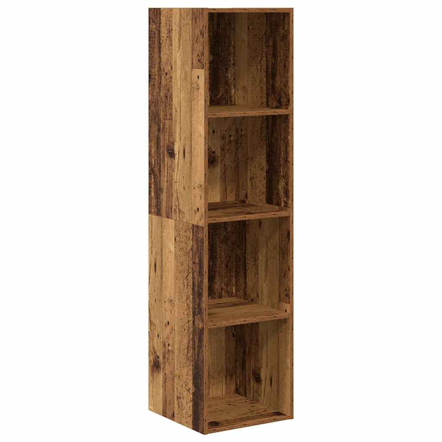 TV-kast set met plank met opslag 3 pcs Oud hout Bewerkt hout