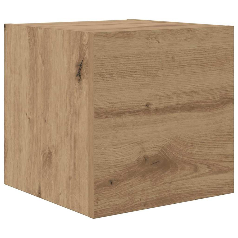 Tv-meubelset 4 pcs artisanaal eikenkleurig 80 x 30 x 30 cm