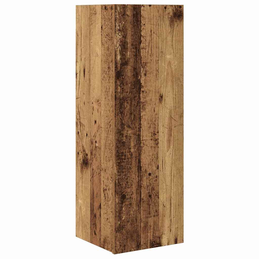 Tv-meubelset 4 pcs Oud hout 30.5 x 30 x 90 cm Bewerkt hout