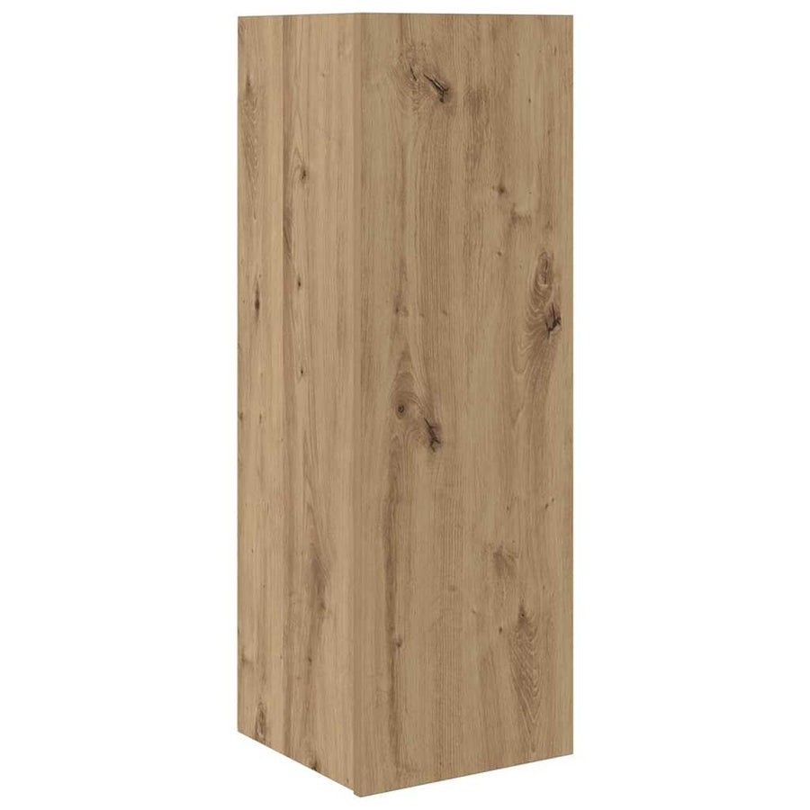 Tv-meubelset 4 pcs artisanaal eikenkleurig 30.5 x 30 x 90 cm