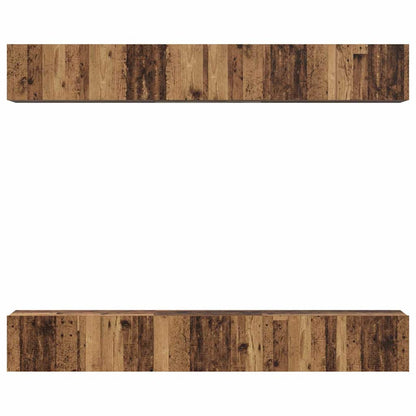 Tv-meubelset 6 pcs Oud hout 60 x 30 x 35 cm Bewerkt hout