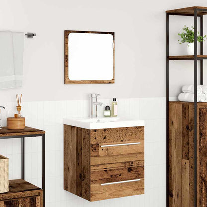 Badkamermeubelset 2 pcs Oud hout 41 x 38.5 x 48 cm Bewerkt hout