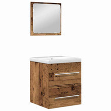 Badkamermeubelset 2 pcs Oud hout 41 x 38.5 x 48 cm Bewerkt hout