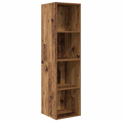 Tv-meubelset 2 pcs Bruin 37 x 37 x 142.5 cm Bewerkt hout