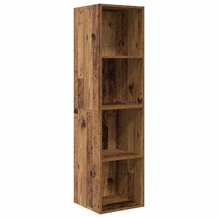 Tv-meubelset 2 pcs Bruin 37 x 37 x 142.5 cm Bewerkt hout