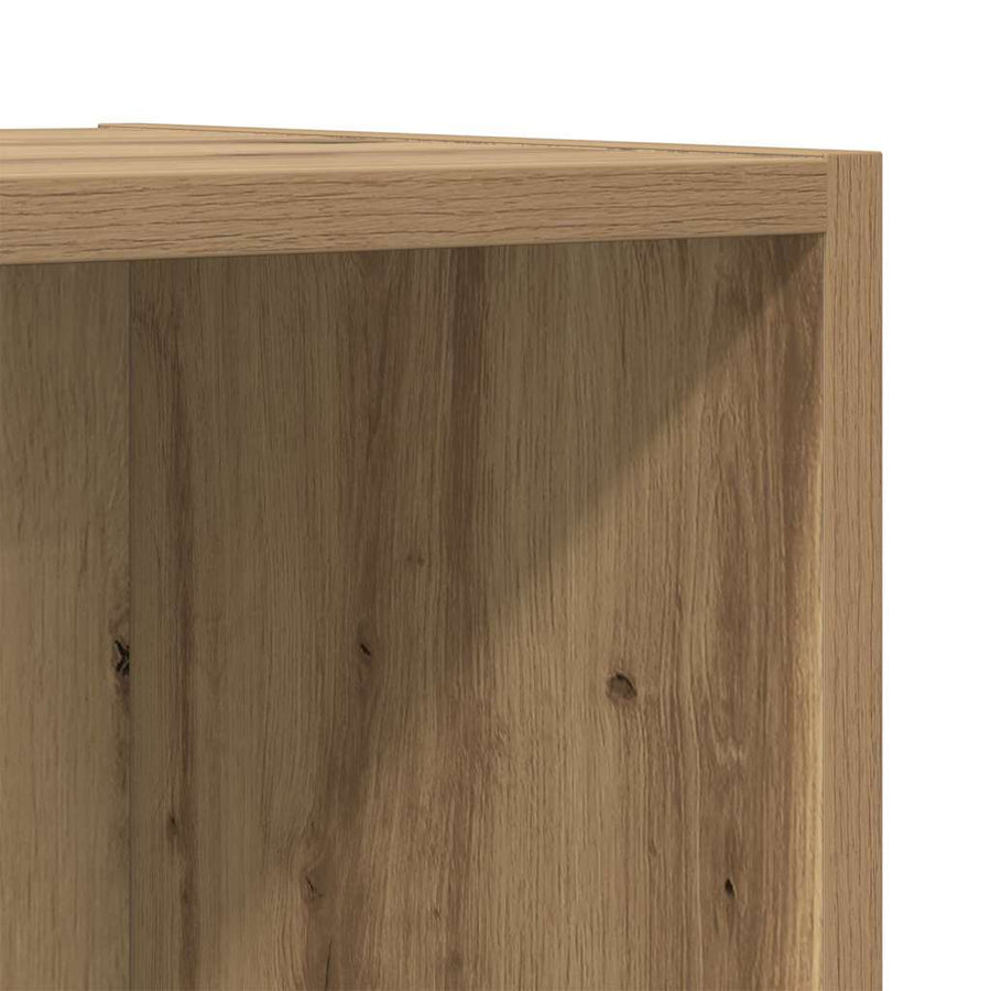 Tv-meubelset 2 pcs Bruin 37 x 37 x 142.5 cm Bewerkt hout