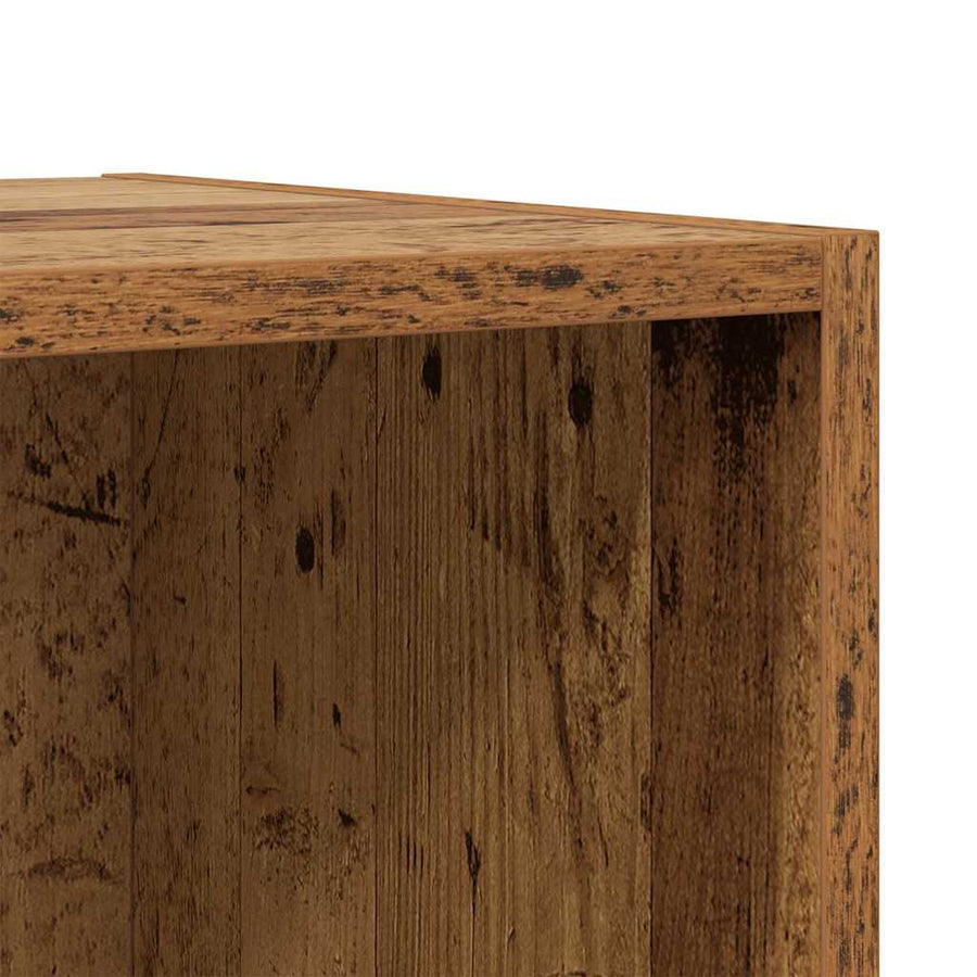 Tv-meubelset 4 pcs Bruin 37 x 37 x 142.5 cm Bewerkt hout