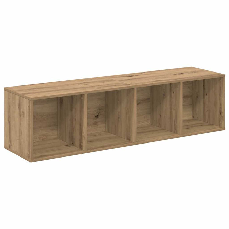 Tv-meubelset 4 pcs Bruin 37 x 37 x 142.5 cm Bewerkt hout