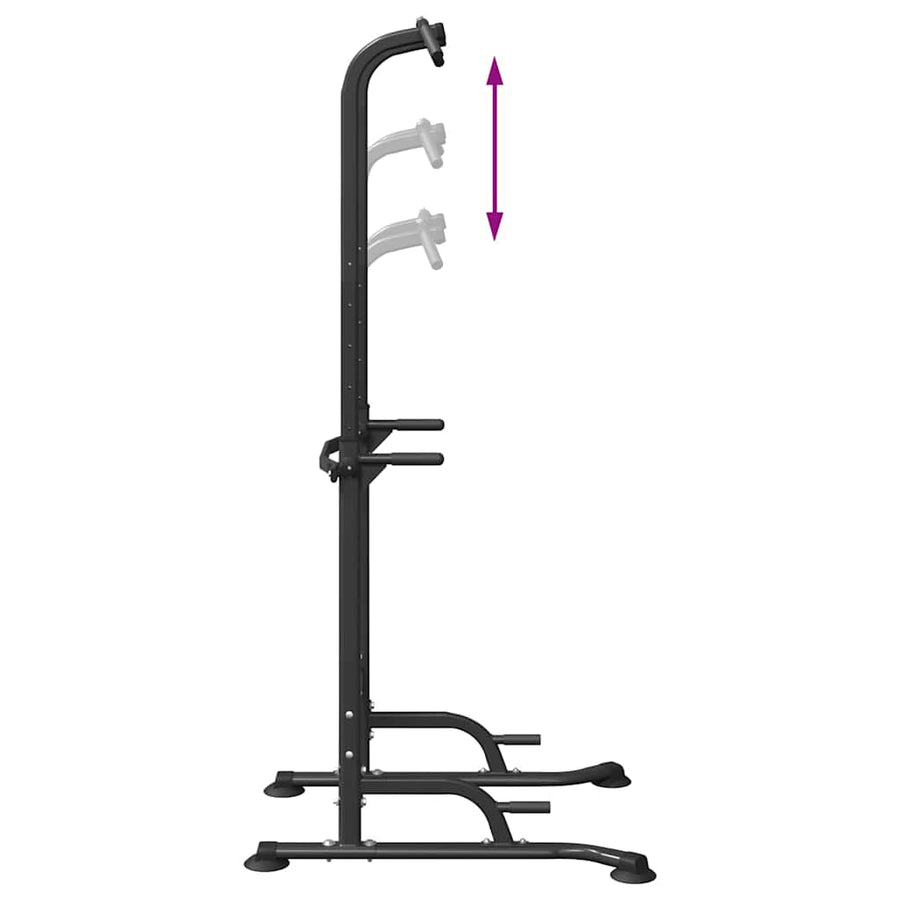 Kracht Toren Dip Station Anders Zwart 95 x 102 x (160-210) cm