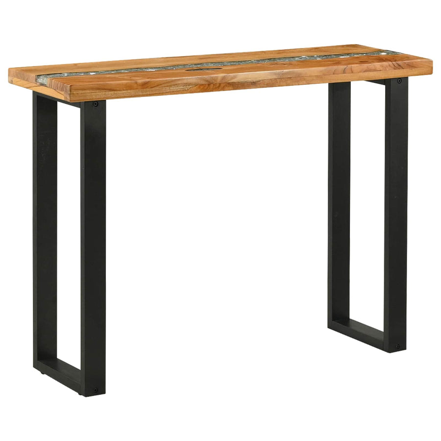 Wandtafel Bruin 100 x 35 x 75 cm Massief Teakhout