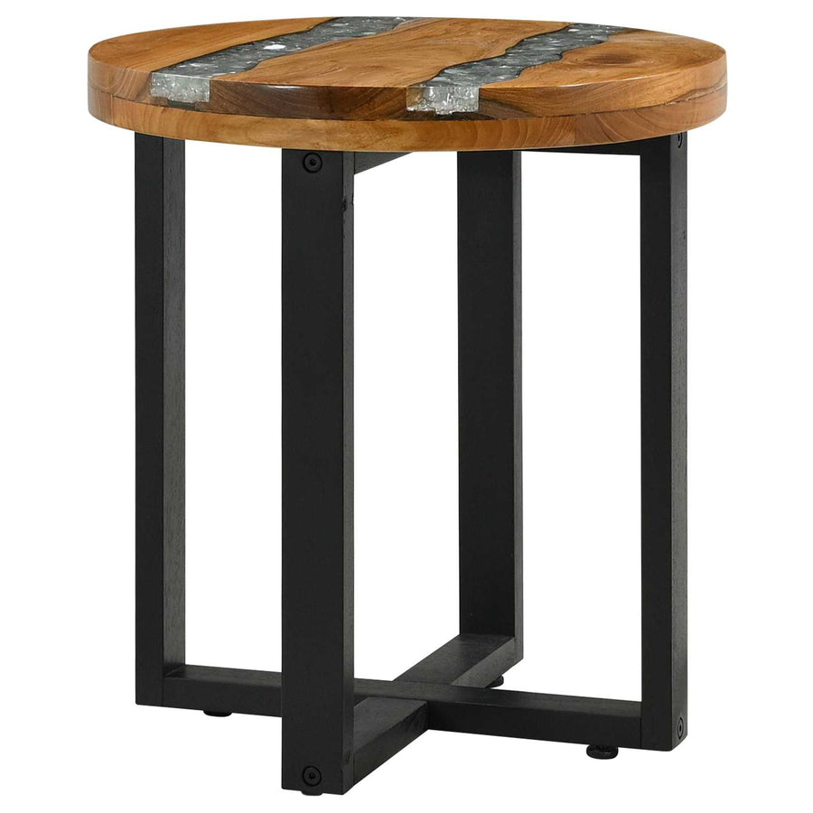 Salontafel Bruin 40 x 40 x 45 cm Massief Teakhout