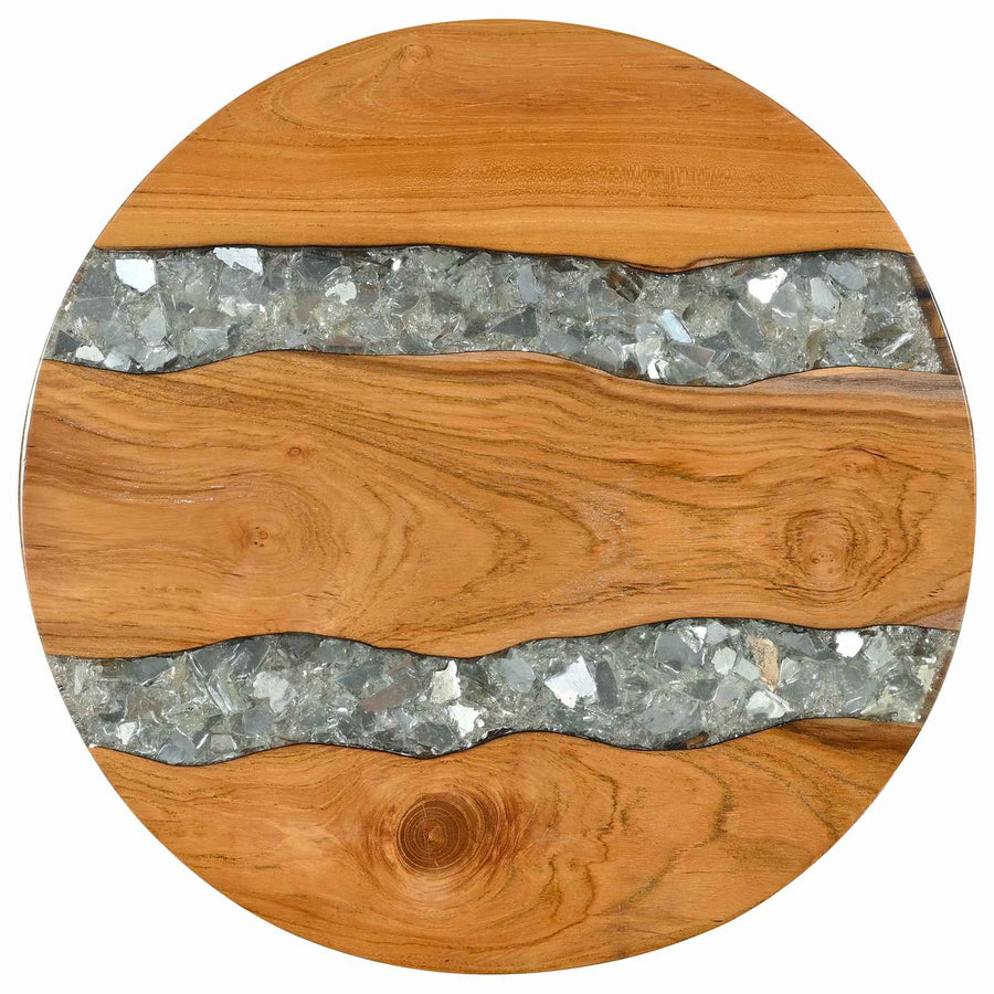 Salontafel Bruin 40 x 40 x 45 cm Massief Teakhout