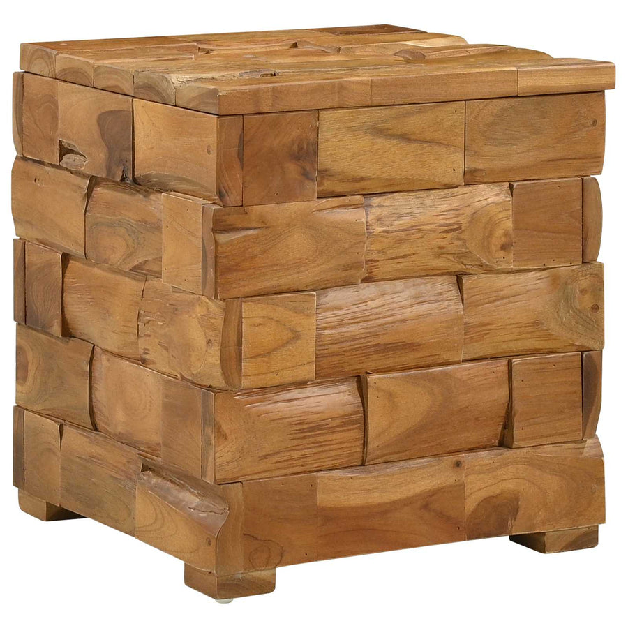 Opbergkruk Bruin 40,5 x 39,5 x 45 cm Massief Teakhout