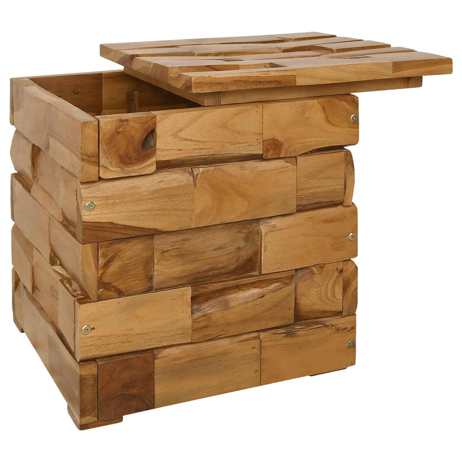 Opbergkruk Bruin 40,5 x 39,5 x 45 cm Massief Teakhout