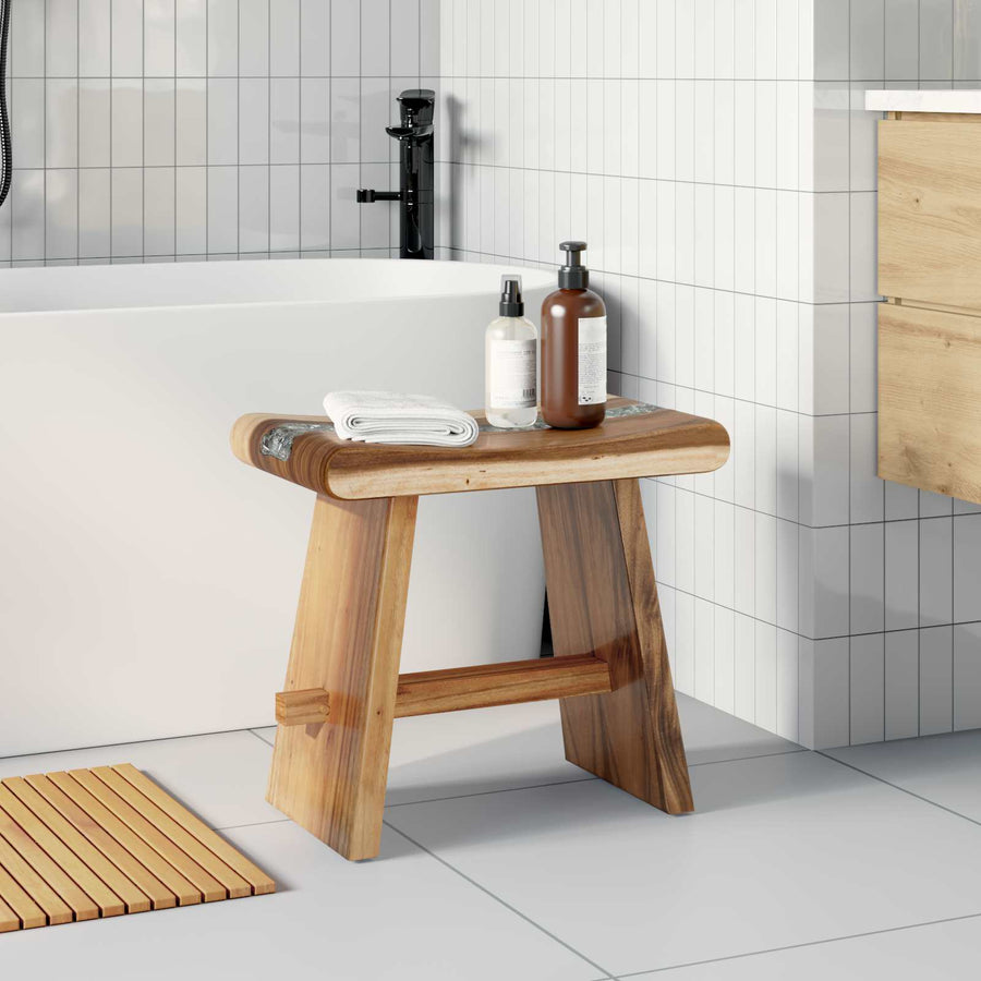 Badkamer Kruk Naturel 50 x 30 x 45 cm Natuurlijk Hout