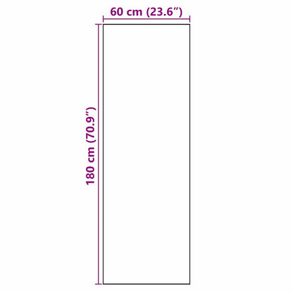 Keuken Mat Other Ruw beton 60 x 180 cm Fluweel