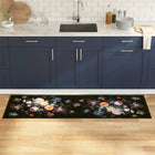Kitchen Runner Black 180 x 60 cm Velvet