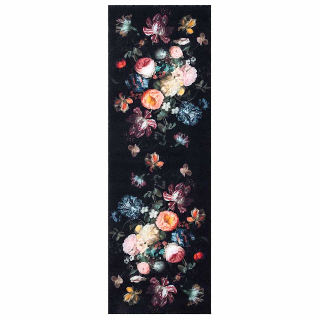 Keuken Mat Floral Bloemen 60 x 180 cm Fluweel