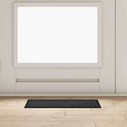 Deurmat 60x40 cm antraciet teddy stof
