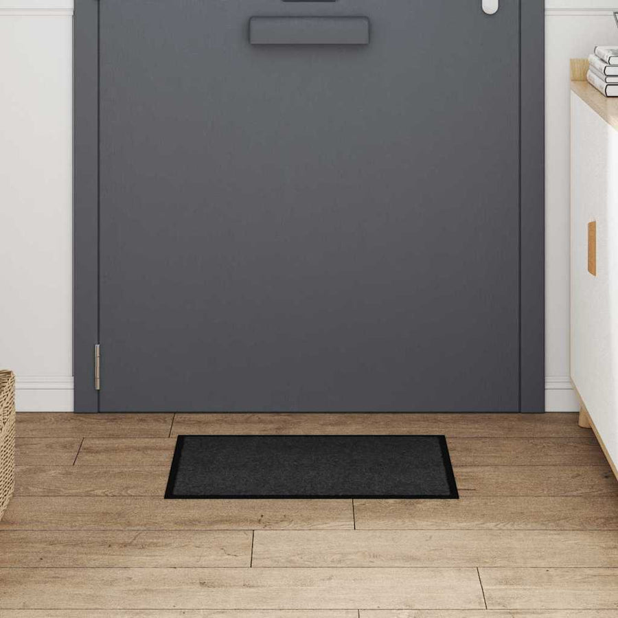 Deurmat Antraciet 40 x 60 cm Teddy Stof