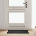 Deurmat antraciet 60x40 cm teddy stof