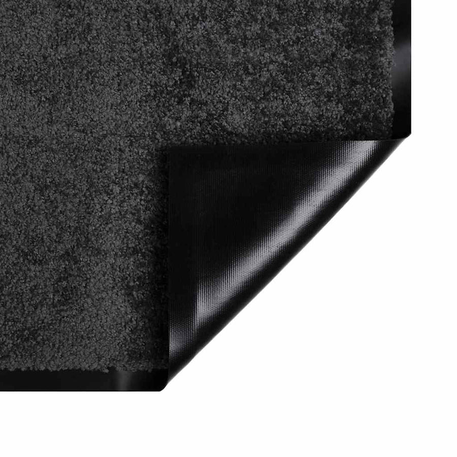 Deurmat Antraciet 80 x 120 cm Teddy Stof