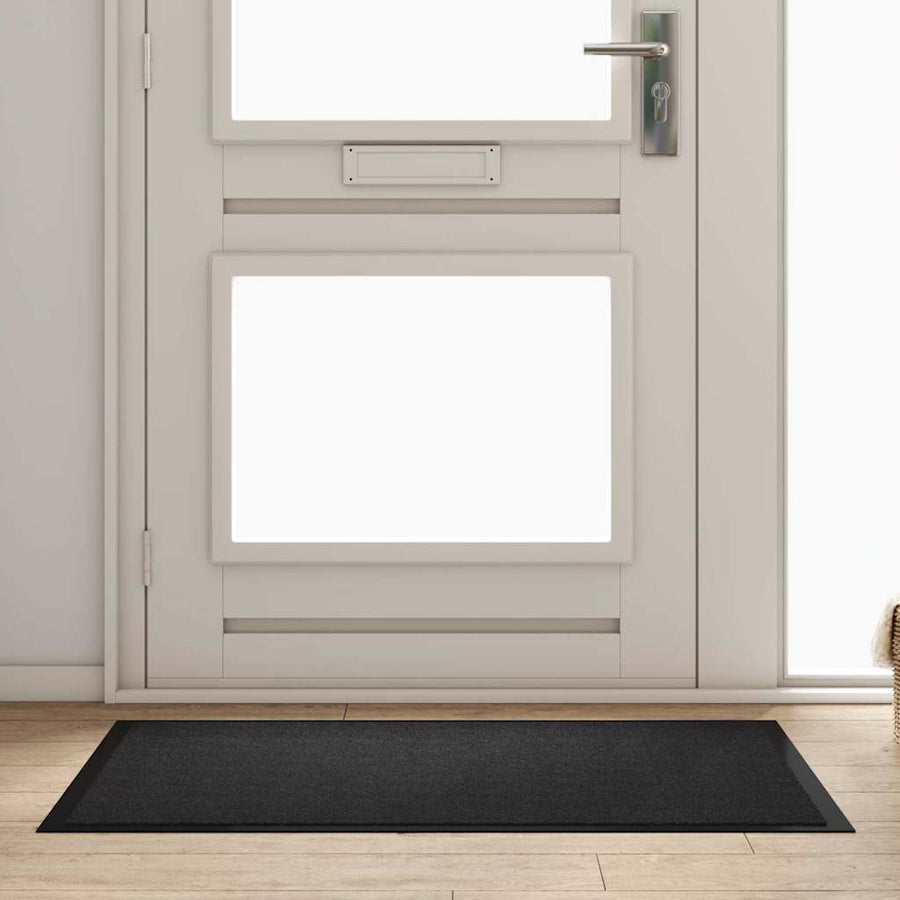 Deurmat Antraciet 80 x 120 cm Teddy Stof