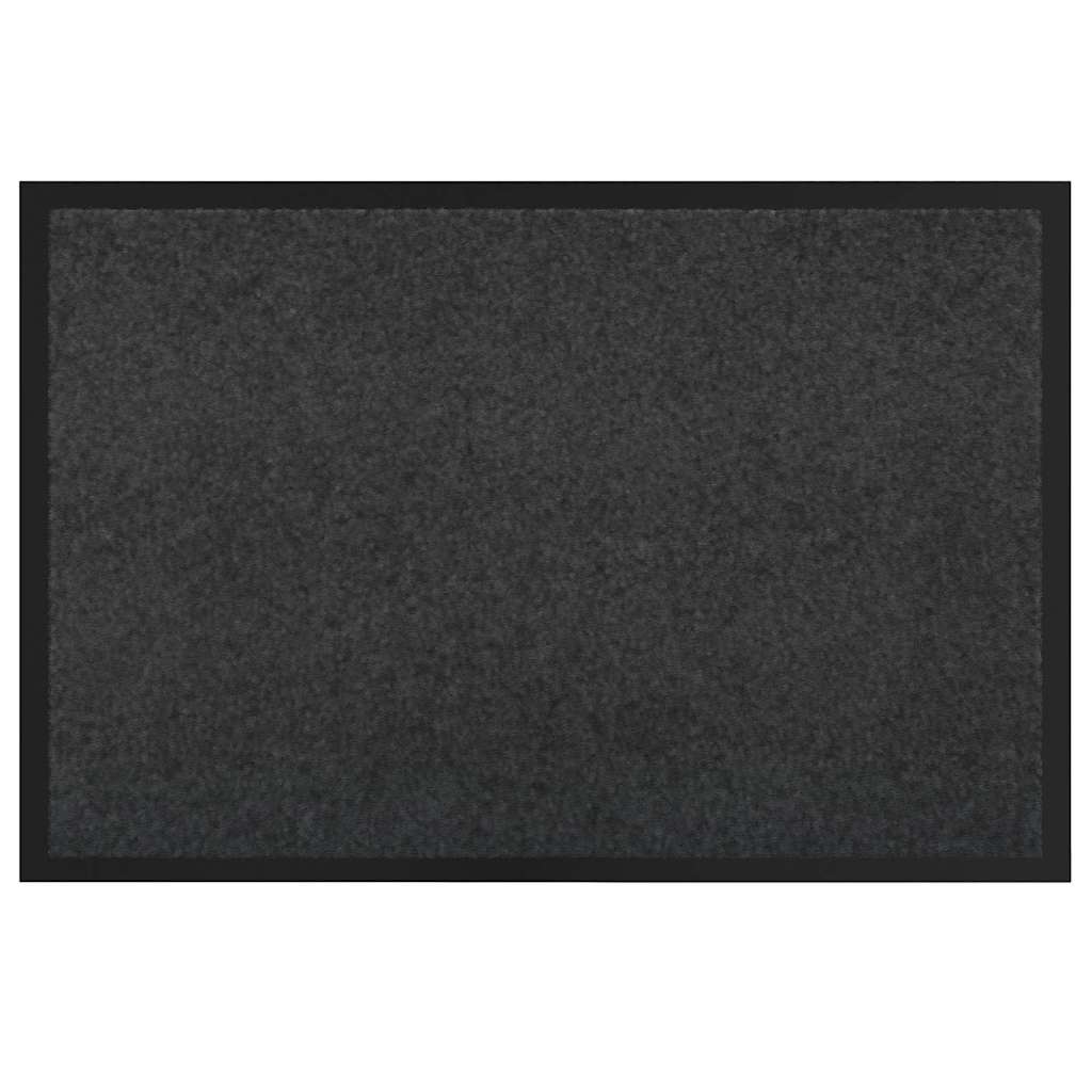 Deurmat Antraciet 80 x 120 cm Teddy Stof