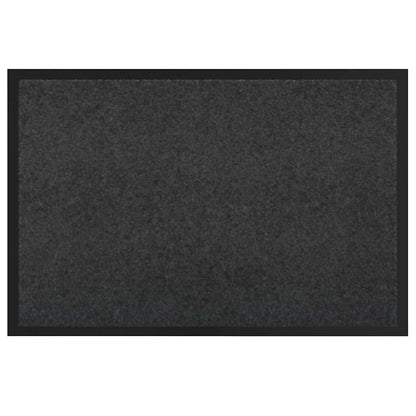 Deurmat Antraciet 80 x 120 cm Teddy Stof