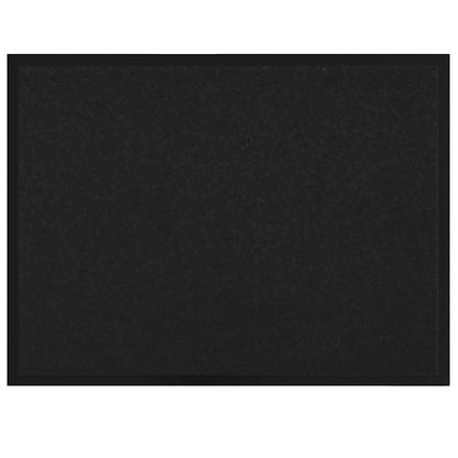 Deurmat Zwart 60 x 80 cm Teddy Stof