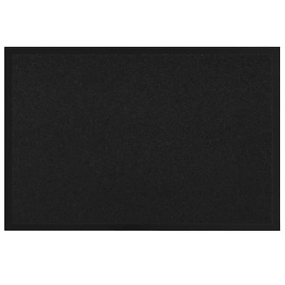 Deurmat Zwart 80 x 120 cm Teddy Stof