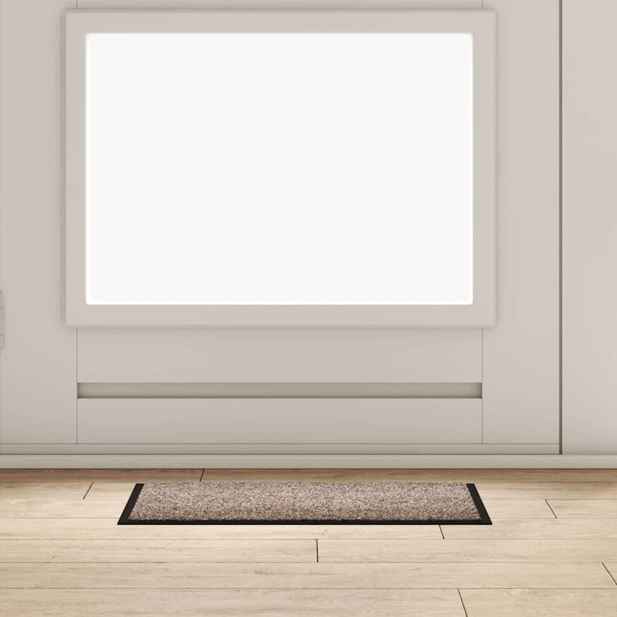 Deurmat Beige 40 x 60 cm Teddy Stof